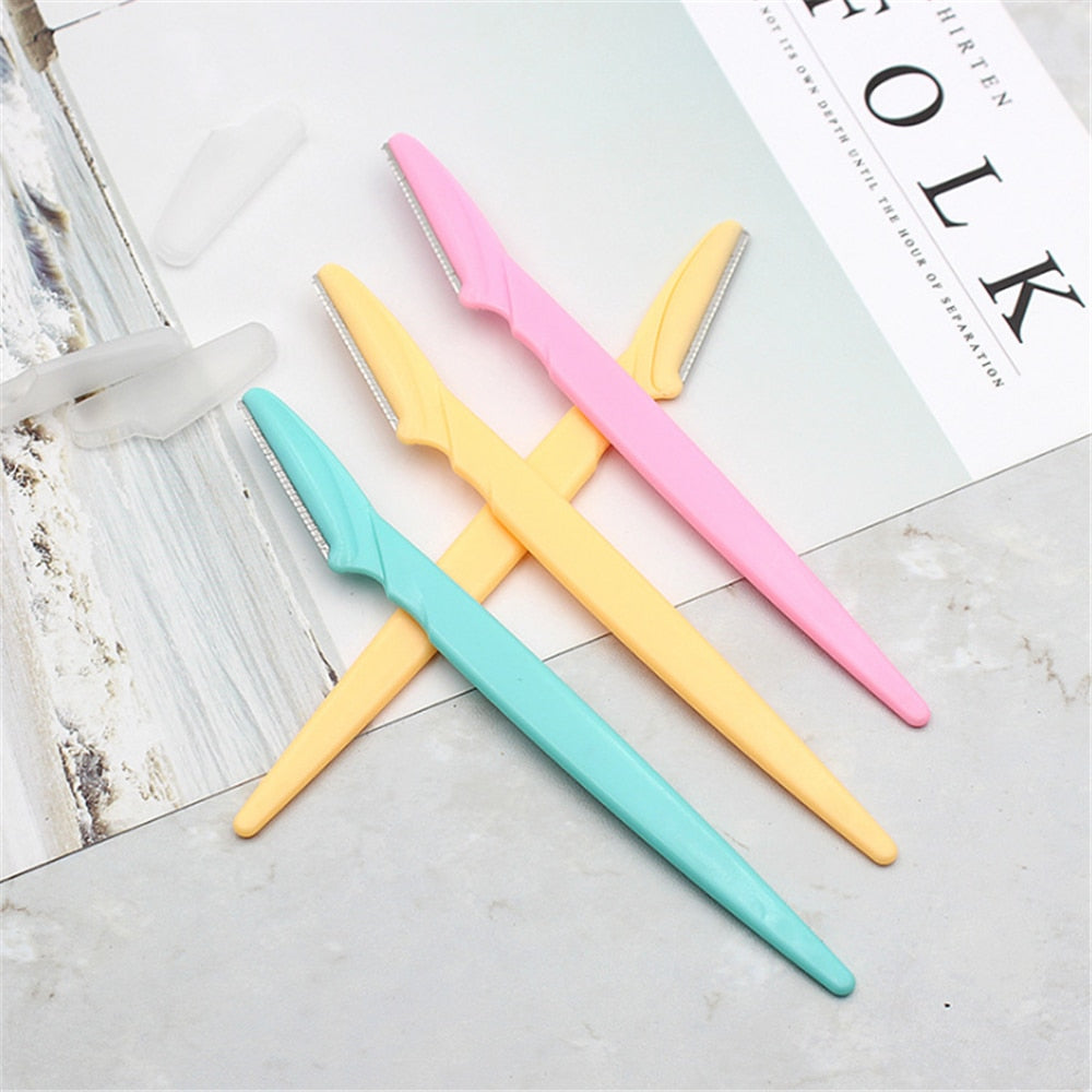 Eyebrow Trimmer Portable Eyebrow Razor Blade Shaver Shaper Facial Hair Remover Eyebrow Shaping Tool Women Makeup tool.